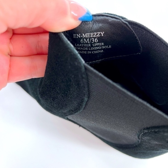 ENZO ANGIOLINI MEEZZY CHELSEA BOOT Black Suede size 6 M - Picture 8 of 13